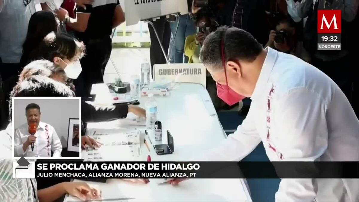 Julio Menchaca aventaja en elección de Hidalgo 2022
