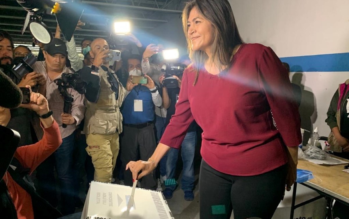 Nora Ruvalcaba, candidata de Morena a gobierno de Aguascalientes. | Carlos Vega