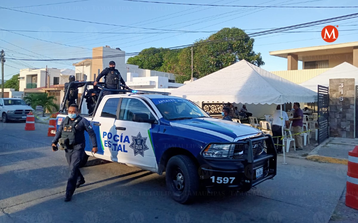 Consejos Distritales de Tampico, bajo resguardo de Policía de Tamaulipas