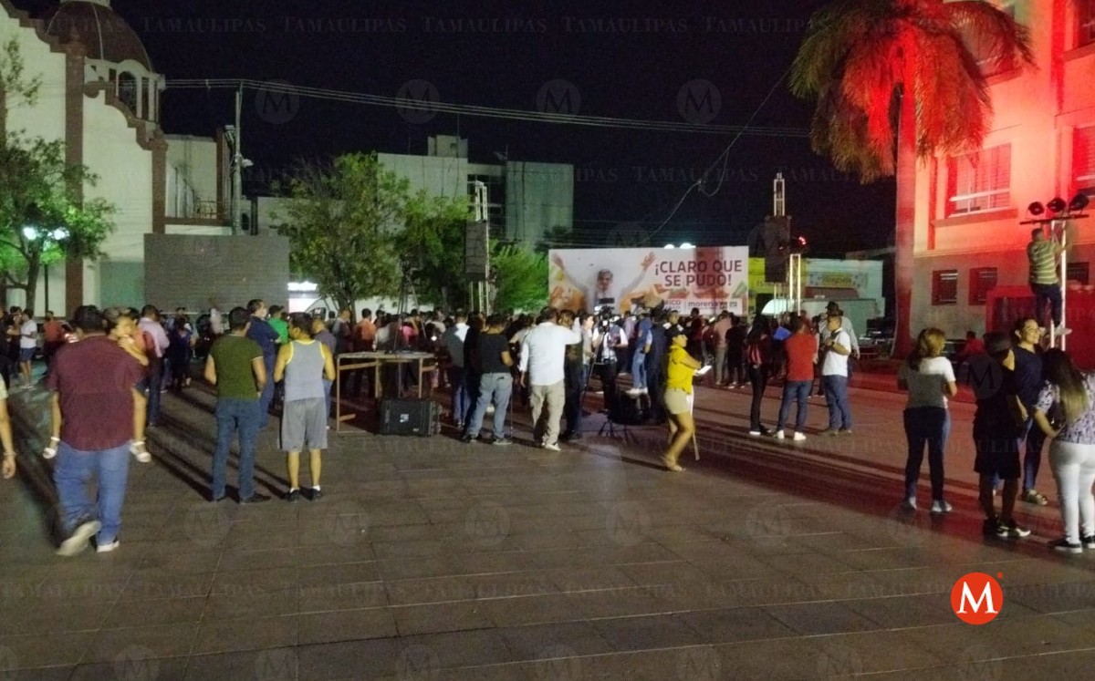 Preparan festejo de Américo Villarreal en Ciudad Victoria.