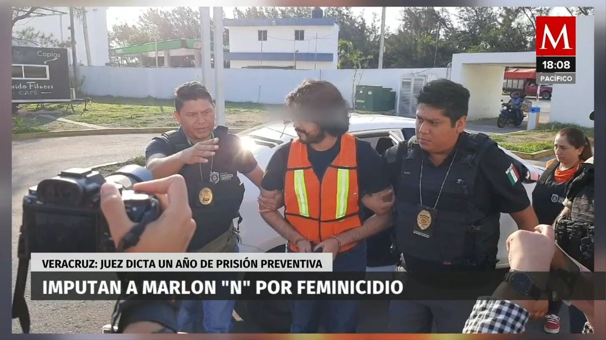 Veracruz. Marlon N llega a audiencia inicial en sala de juicios orales