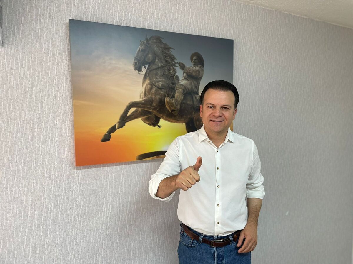Esteban Villegas, candidato a la gubernatura por la alianza Va por Durango. (Especial)