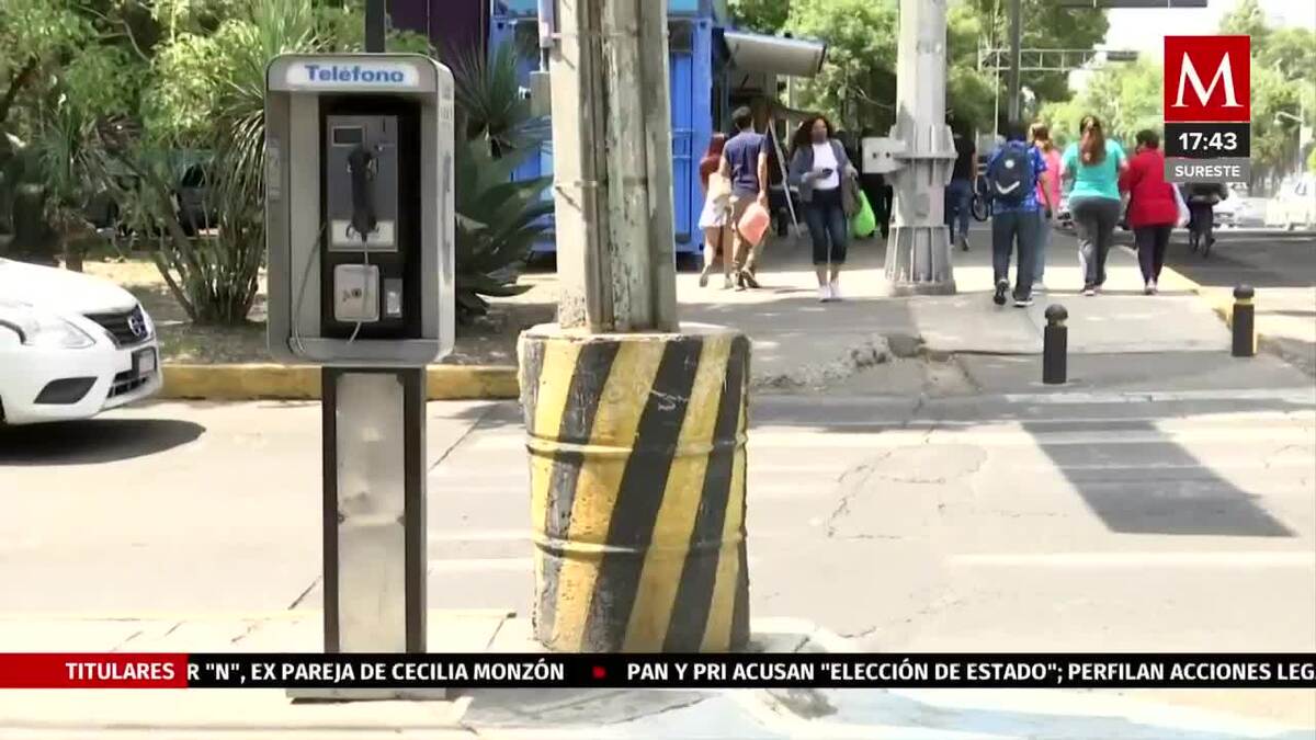 Retiran 86 casetas telefónicas en el centro de Coyoacán