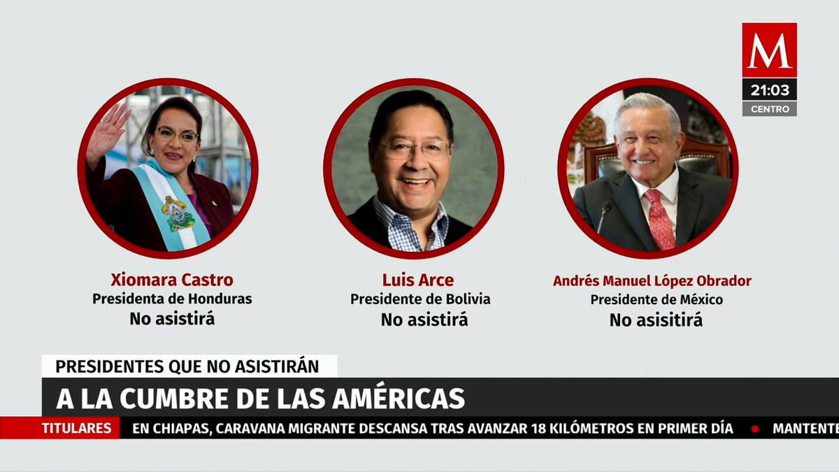Cumbre de las Américas inicia sin Cuba, Venezuela ni Nicaragua