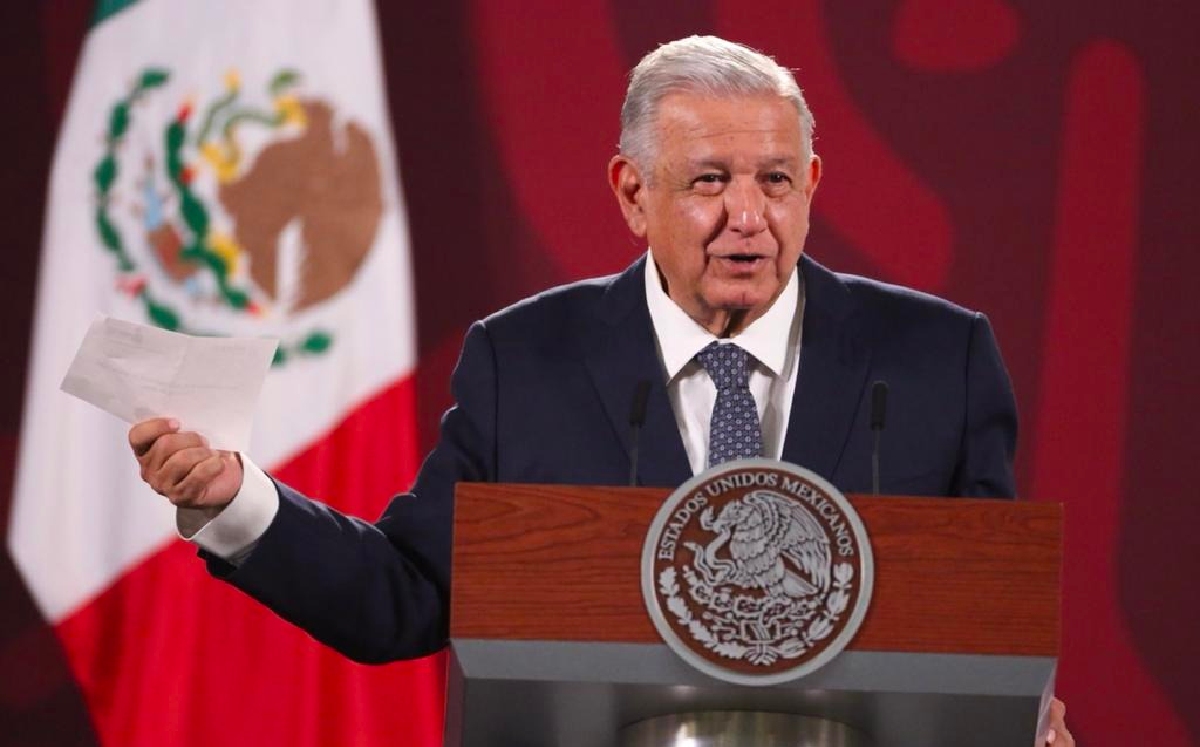 López Obrador llevó a cabo su mañanera de hoy en Palacio Nacional. | Ariel Ojeda