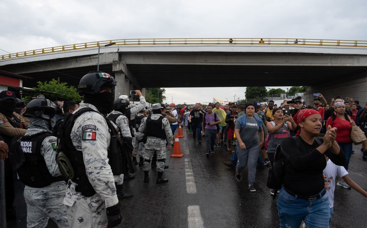 Salida de caravana migrante de Chiapas. | Cuartoscuro