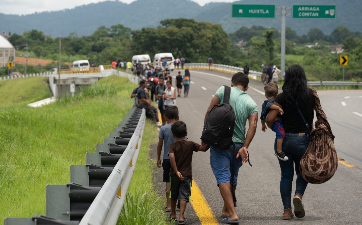 Una caravana migrante partió de Chiapas con destino a Estados Unidos. | Cuartoscuro