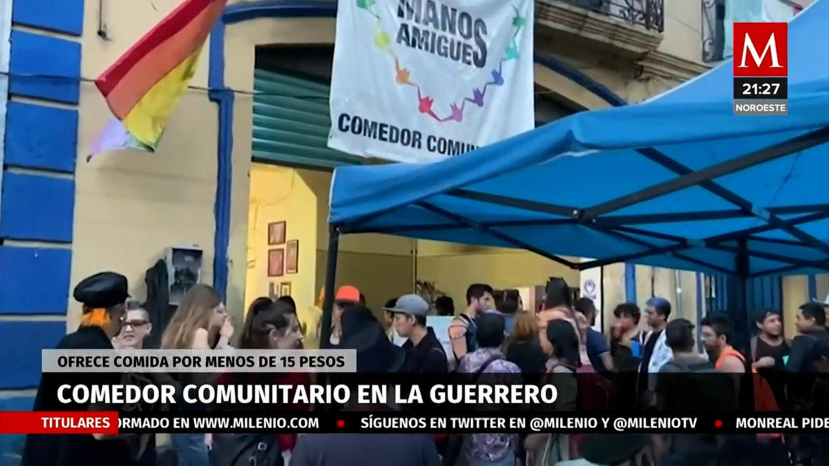 CdMx. Abren comedor comunitario para personas LGBT+
