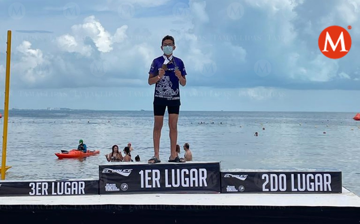 Jorge Alan Muñoz Pérez, primer lugar en el Open Water Swim "El Cruce 2022"