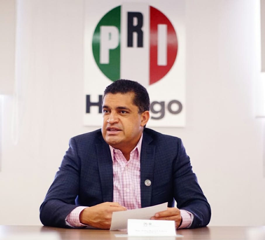 Julio Valera presidente del Partido Revolucionario Institucional en Hidalgo (Cortesía)