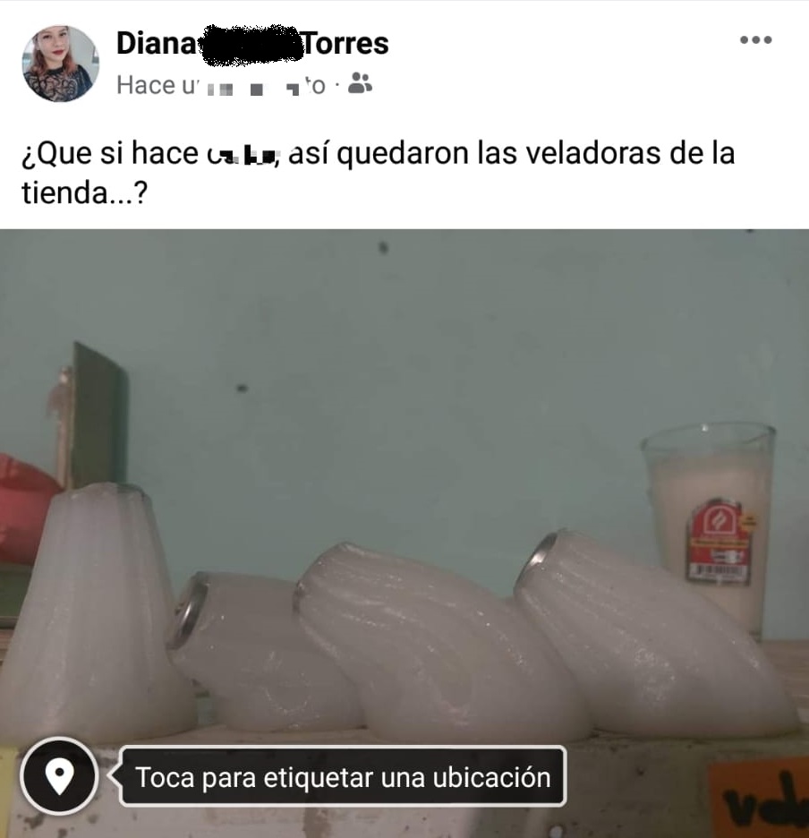 ¡Sí que hace calor! Veladoras en tiendas de Coahuila lo demuestran