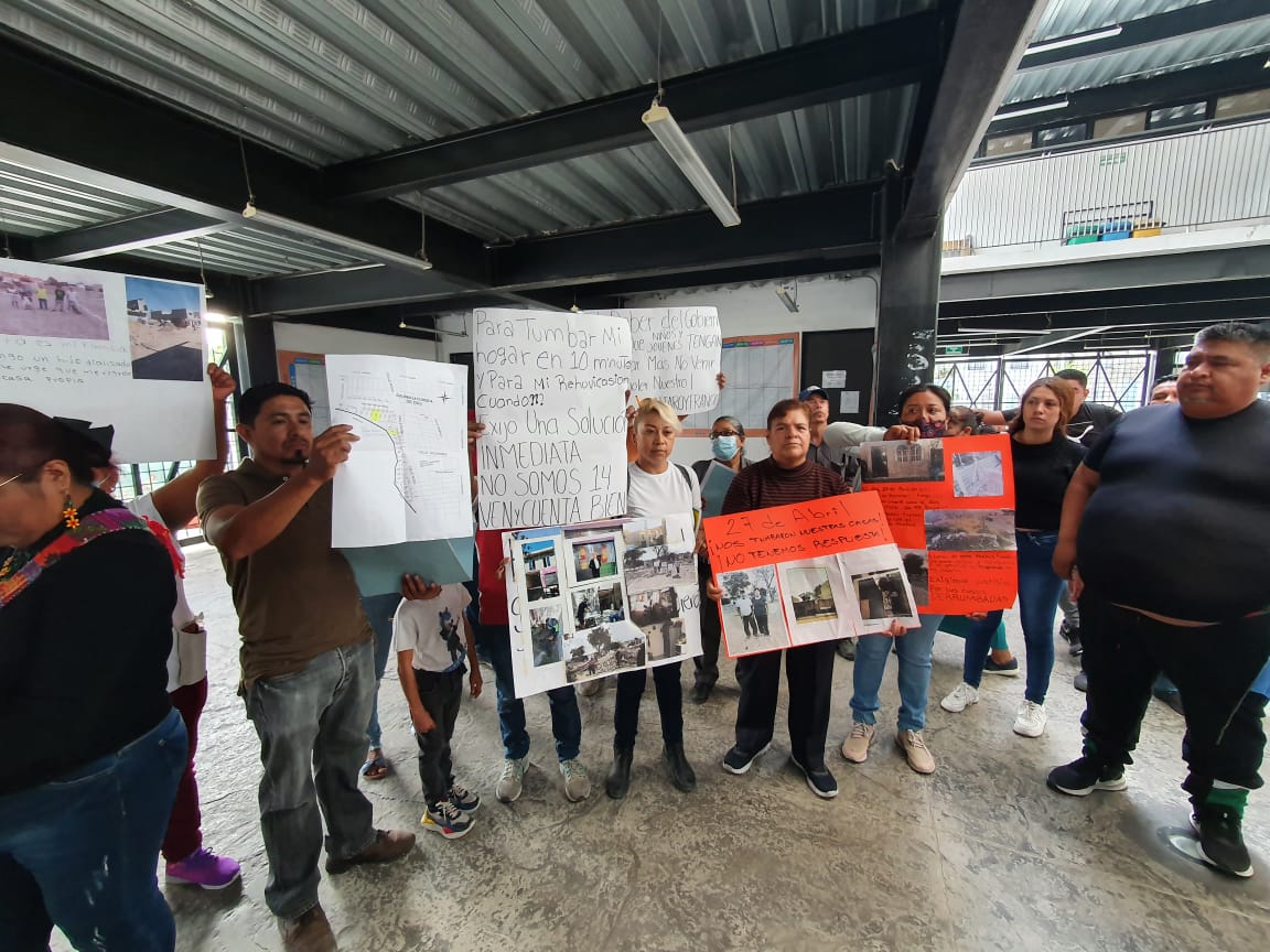 Vecinos de La Floresta protestan en Zapopan (Juan Carlos Munguía)