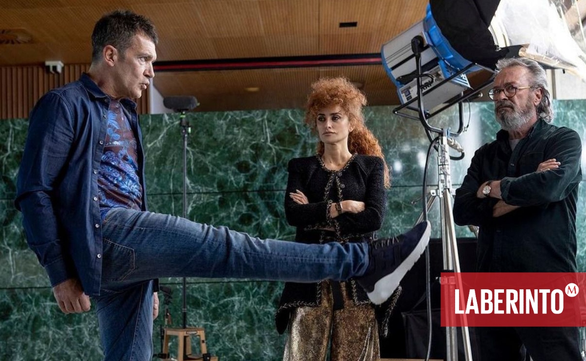 Antonio Banderas, Penélope Cruz e Iván Torres en 'Competencia oficial'. (Disney)
