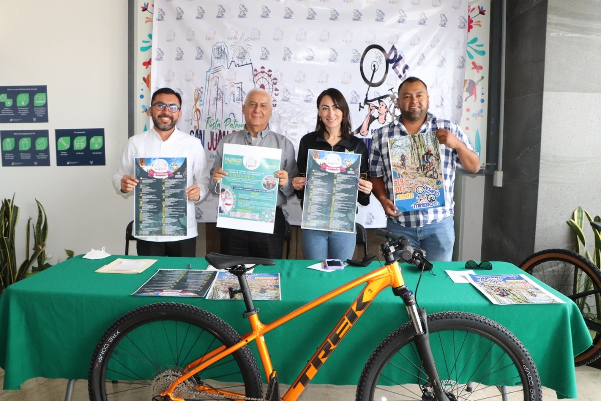 Conferencia de prensa para anunciar a Fiesta Patronal de San Juan Bautista y el Desafío Paso Minero (Cortesía)