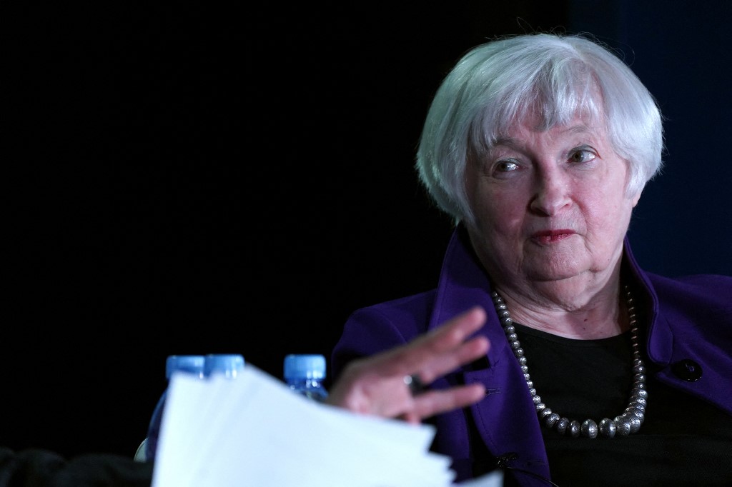 Janet Yellen, secretaria del Tesoro de Estados Unidos. (AFP)