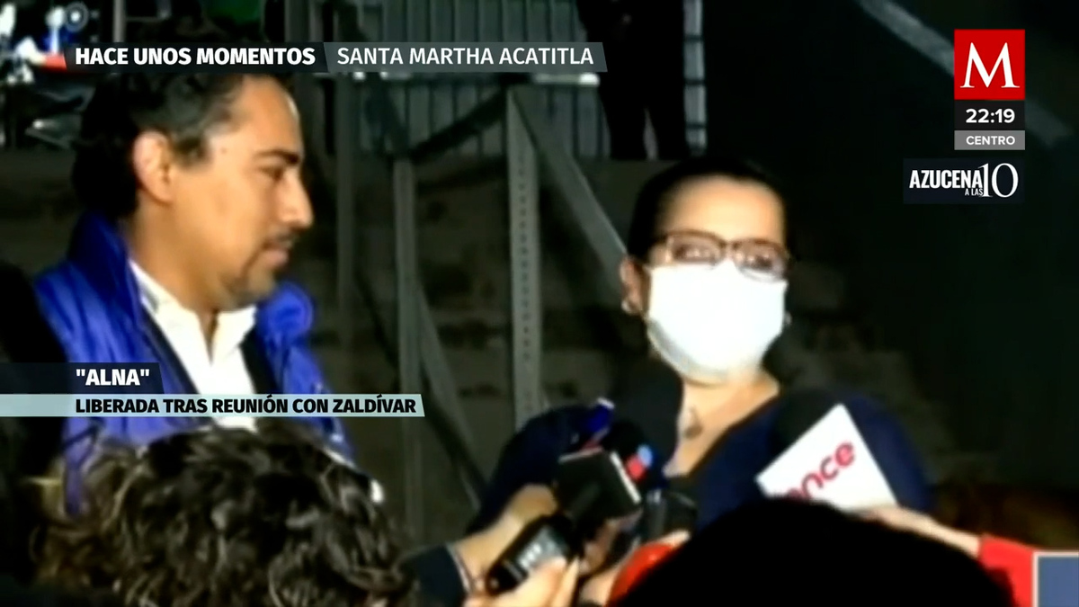 Logran liberación de interna de Santa Martha tras visita de Zaldívar