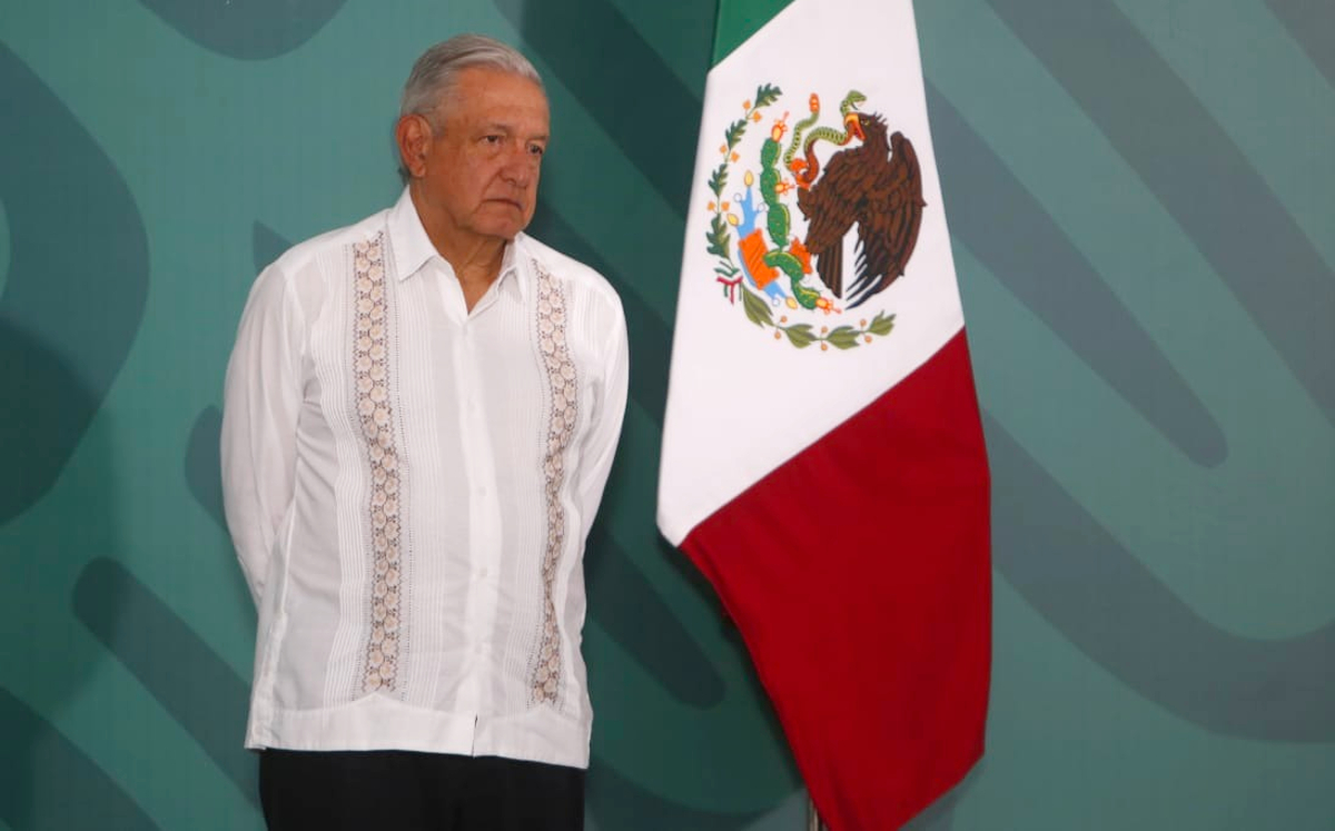 Conferencia mañanera del presidente López Obrador en Oaxaca. | Ariana Pérez