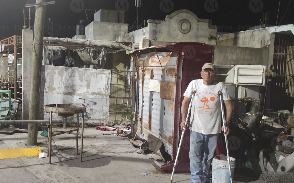 Desalojan a hombre en Altamira. (Reynaldo Gutiérrez)