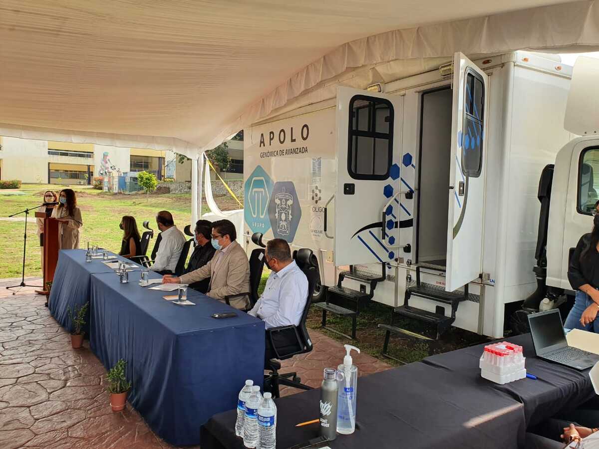 Instalan laboratorio de pruebas covid Apolo en Tlajomulco (Juan Carlos Munguía)