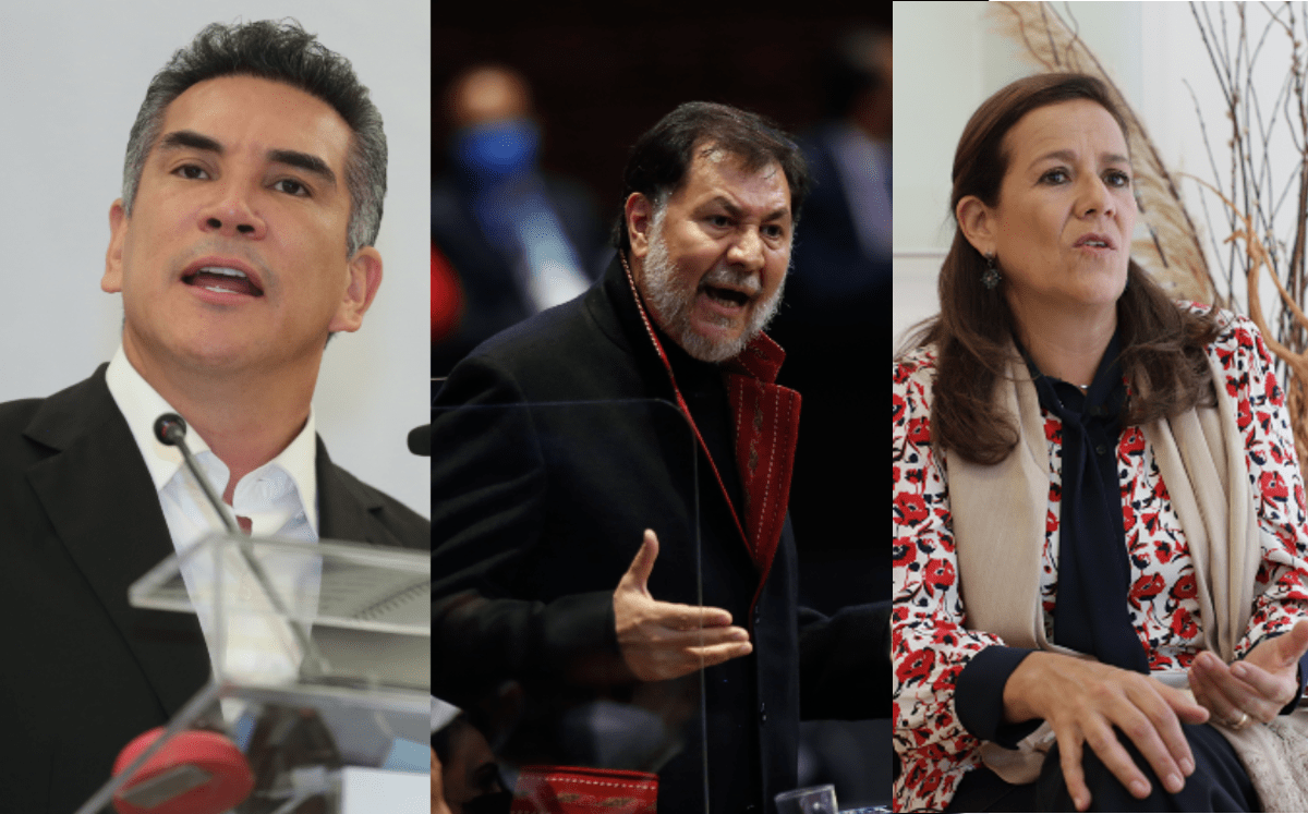 Alejandro Moreno, Fernández Noroña y Margarita Zavala se posicionan como posibles precandidatos a la Presidencia. (Especial)