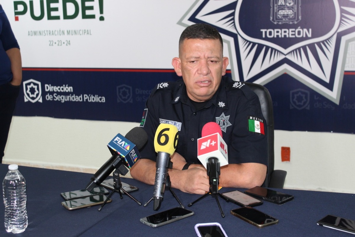 César Perales, jefe de la Dirección de Seguridad Pública Municipal. (Lilia Ovalle)