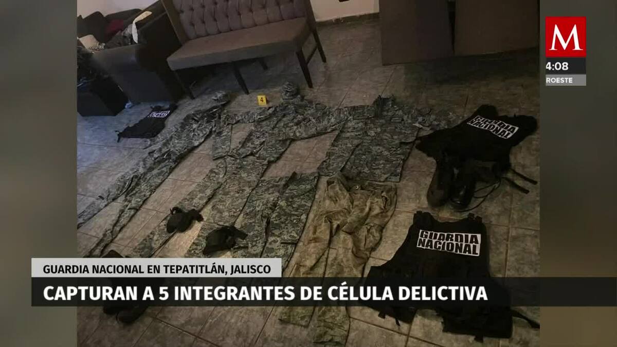 En Jalisco detuvieron a presuntos integrantes de CJNG