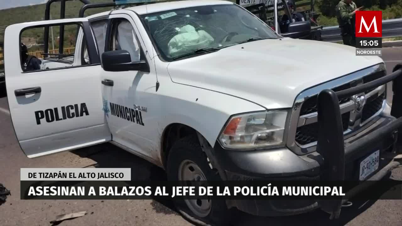 Asesinan a jefe de la Policía Municipal en Tizapán, Jalisco