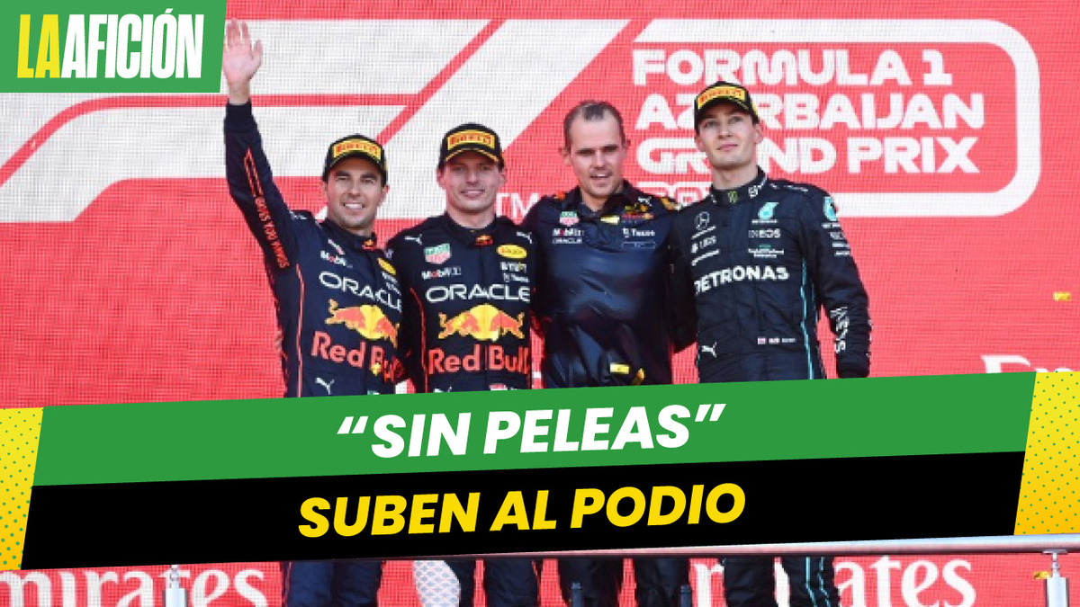 Checo Pérez sube al podio de GP Azerbaiyán; Verstappen gana la carrera