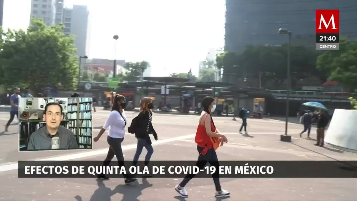 Quinta ola de covid-19 en México