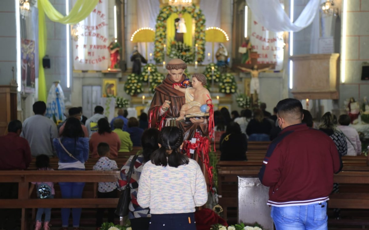 San Antonio de Padua en templo de Puebla | Andrés Lobato