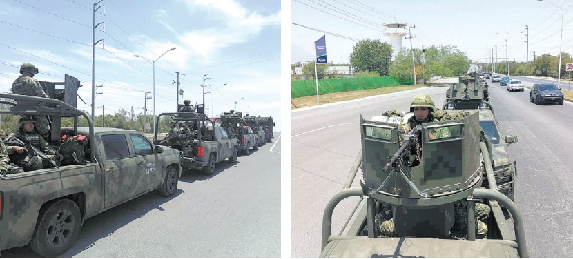 Los efectivos que provienen de las regiones militares 12 y 48 participarán en la estrategia Monterrey Seguro 2022 en el estado.
