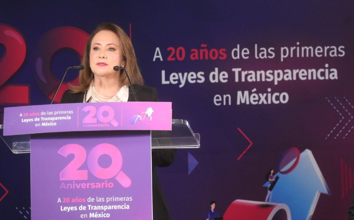 Esquivel participó en la inauguración del evento "A 20 años de las primeras leyes de transparencia en México". | Especial