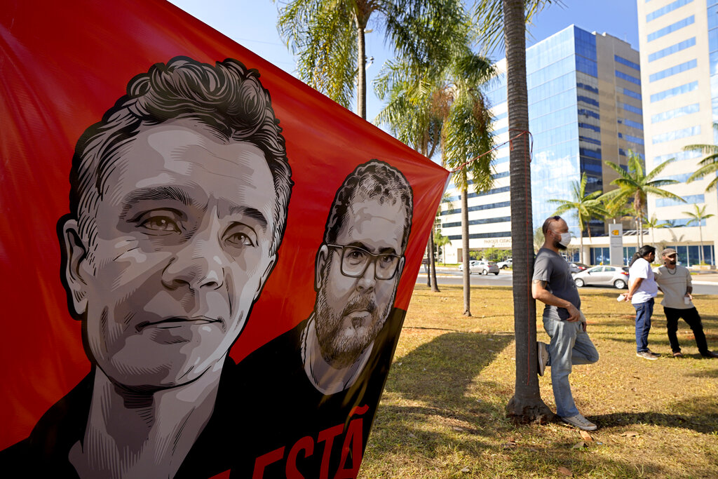 El periodista Dom Phillips, de The Guardian, y el experto indigenista Bruno Pereira, desaparecieron en el Amazonas. (AP)