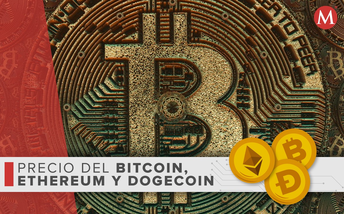 Precio-bitcoin ethereum dogecoin-HOY. 13-junio 2022. México