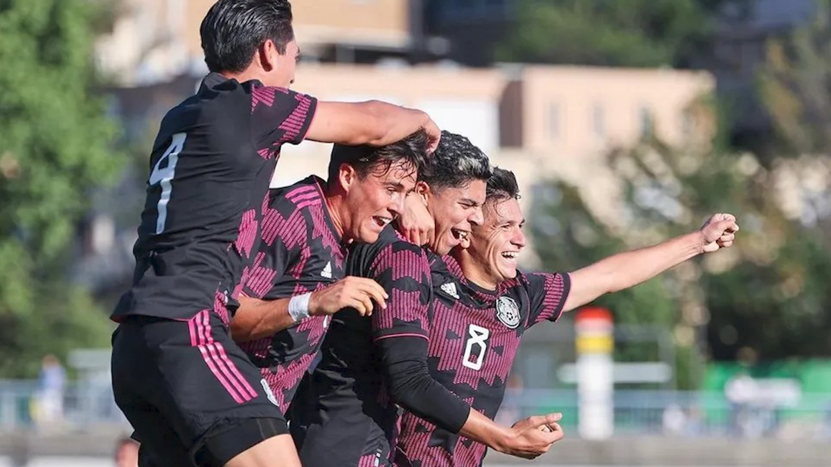 Seleción de México sub 21 vence a Colombia