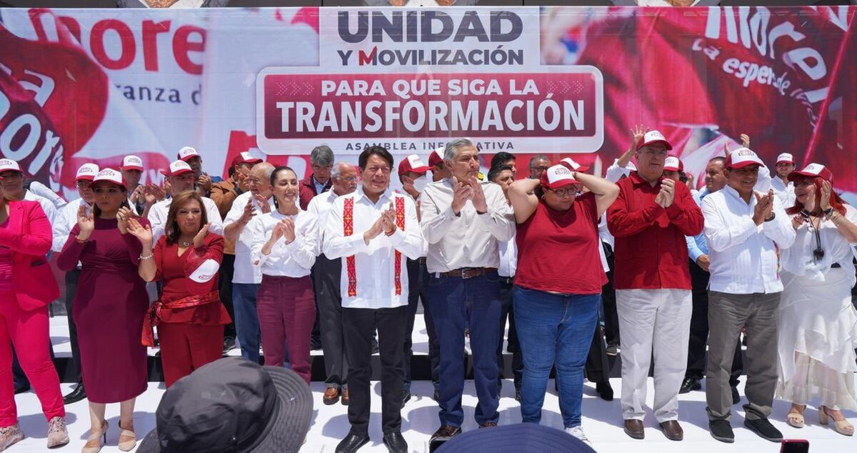 Campaña de Morena en Toluca, Estado de México. (Especial)