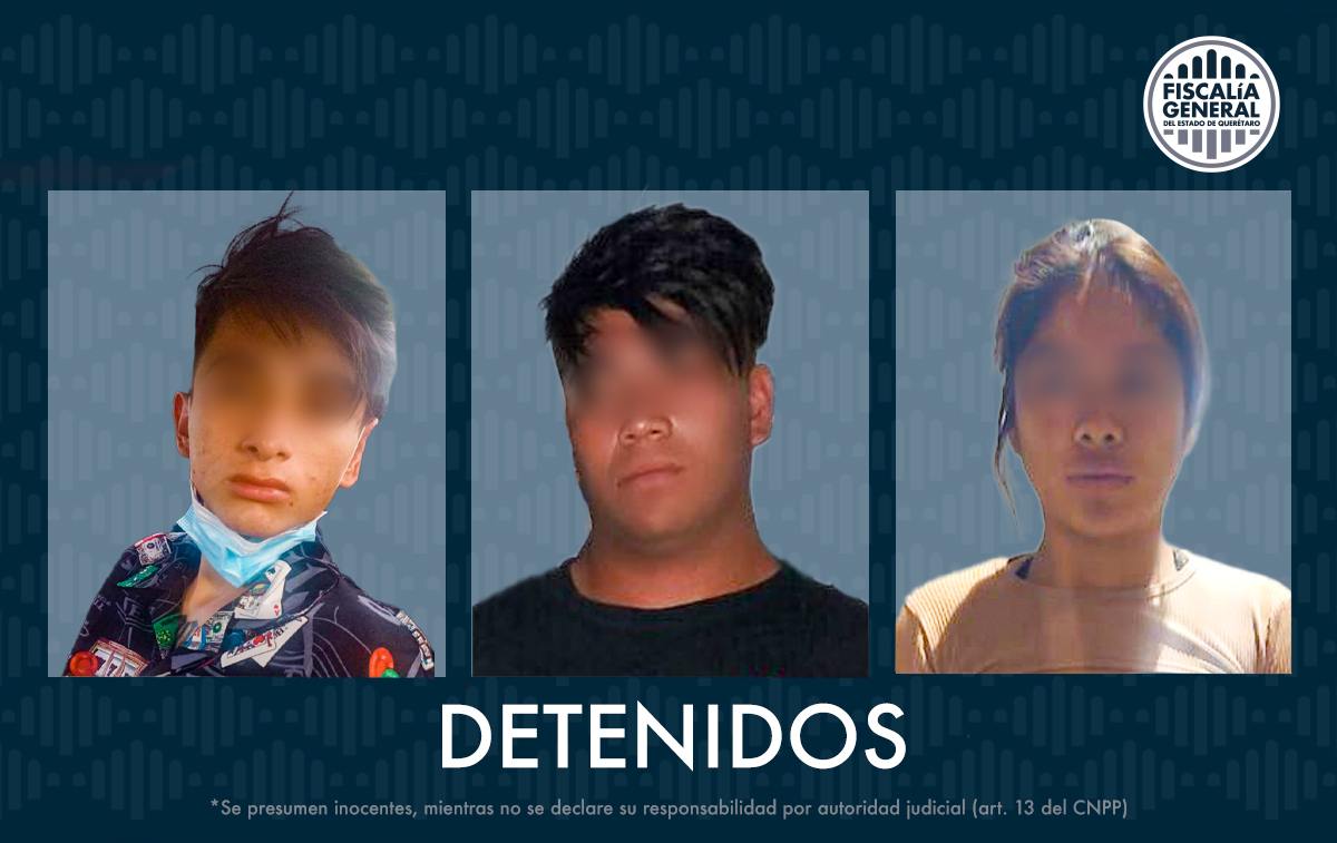 Los detenidos por el presunto asesinato de Ángela Daniela enfrentan un proceso penal en prisión. | @fiscaliaqro