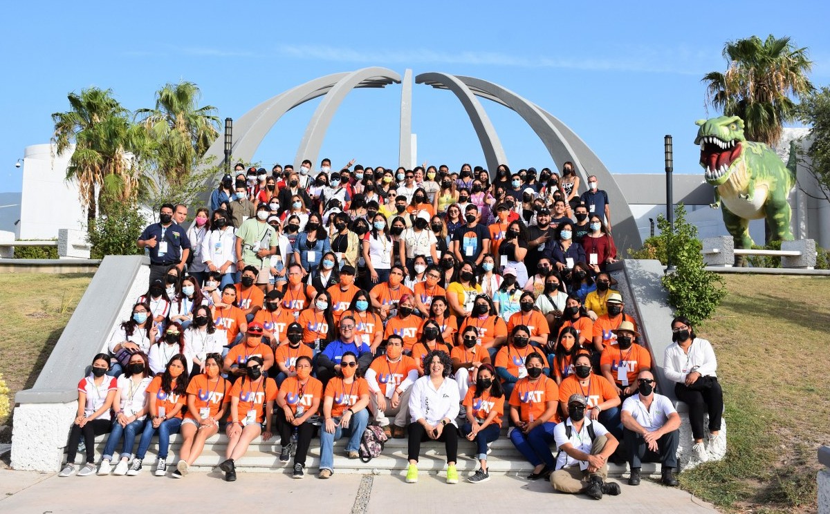 Estudiantes de Tamaulipas conocieron el Museo Tamux en Ciudad Victoria.