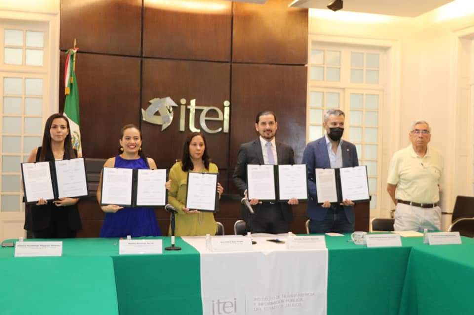 Firma ITEI convenio con la Escuela Mexicana de Archivos