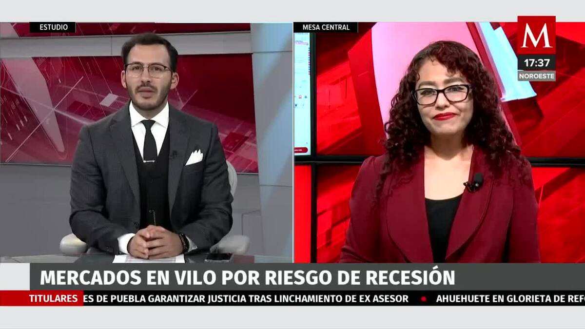 Mercados financieros vuelven a caer por temor a recesión en EU