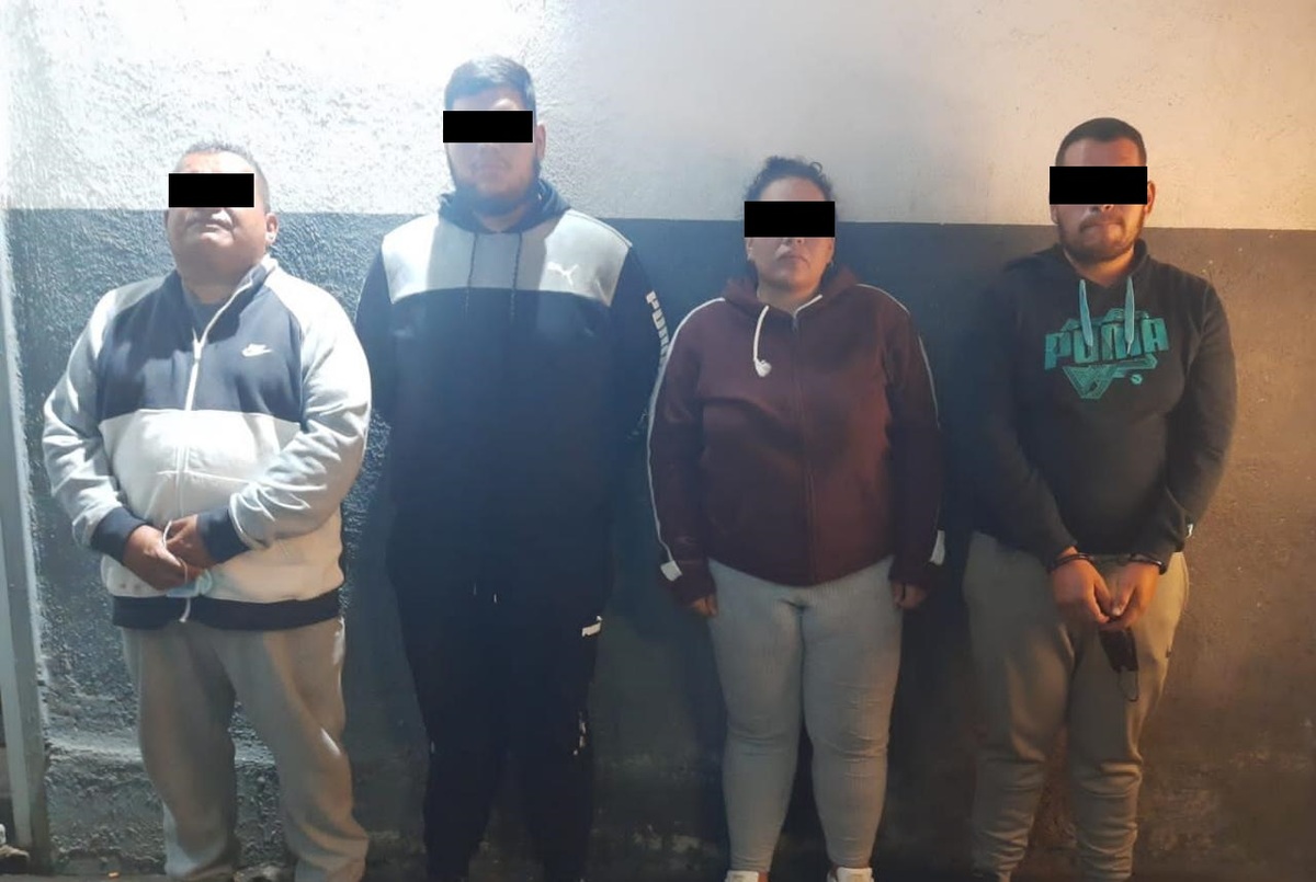 Las personas fueron detenidas tras un cateo en la colonia San Juan de Aragón III