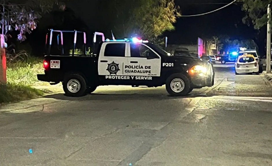 Balacera en Guadalupe deja cuatro muertos y un herido. Foto: Especial.