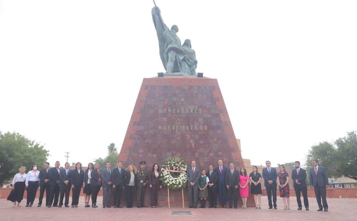Celebran 174 años de la fundación Nuevo Laredo en Tamaulipas