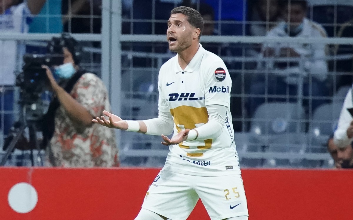 Palermo Ortiz es baja con Pumas por lesión (Imago7)