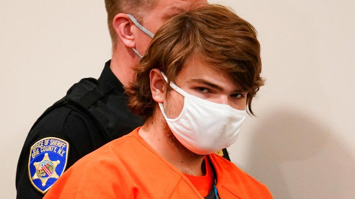 Payton Gendron, autor del tiroteo de Buffalo. (AP)