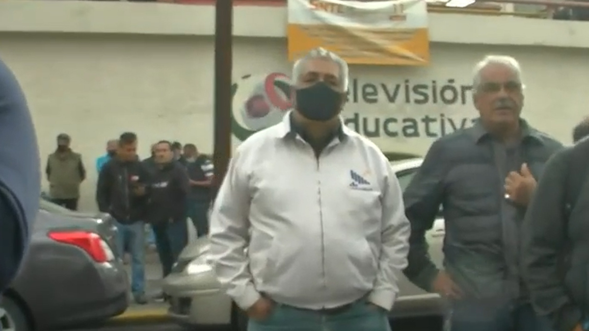 Protestan trabajadores de televisión educativa en CdMx