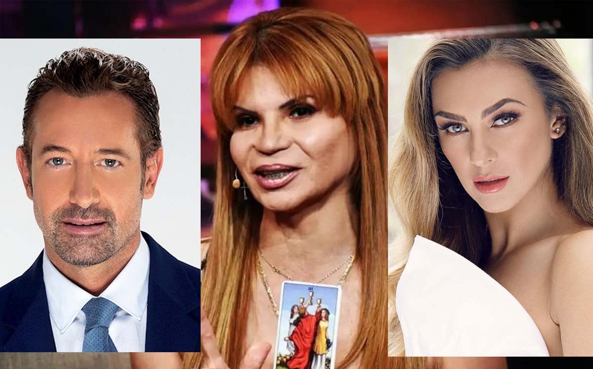 Gabriel Soto, Mhoni Vidente y Aracely Arámbula. (Especial)
