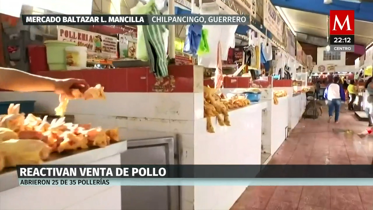 Guerrero. Reactivan venta de pollo parcialmente en Chilpancingo