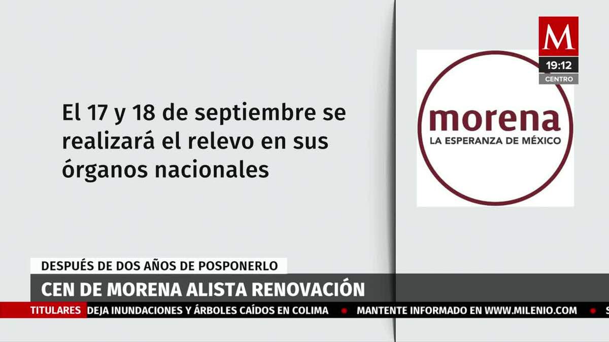 Morena alista renovación de Congreso y Consejo Nacional