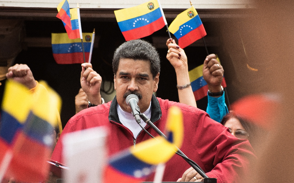 Nicolás Maduro durante un mensaje a los ciudadanos de Venezuela. | Shutterstock